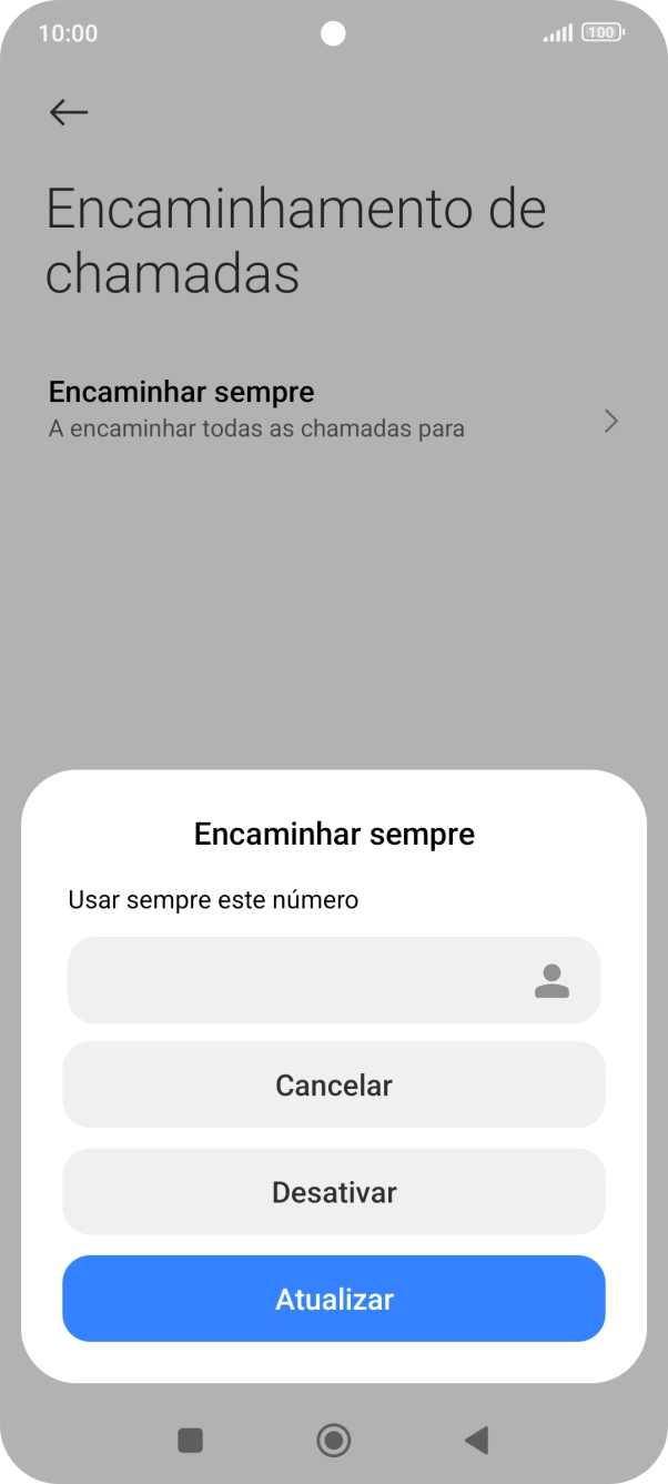Prima Desativar.