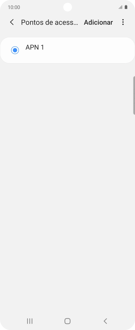 Prima Adicionar.
