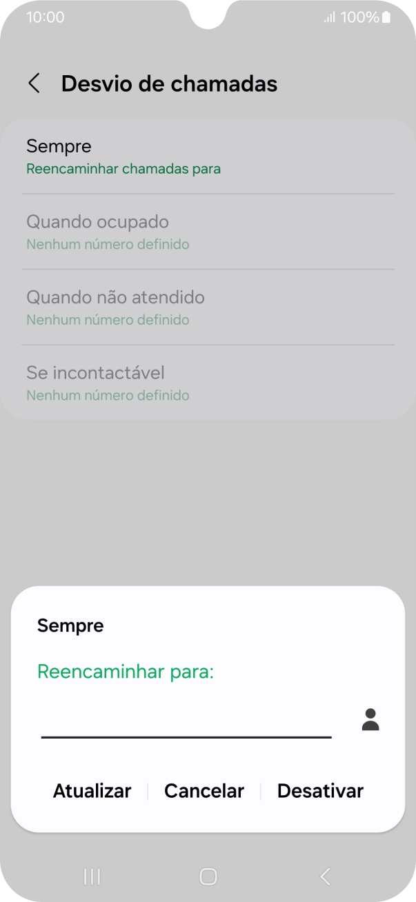 Prima Desativar.