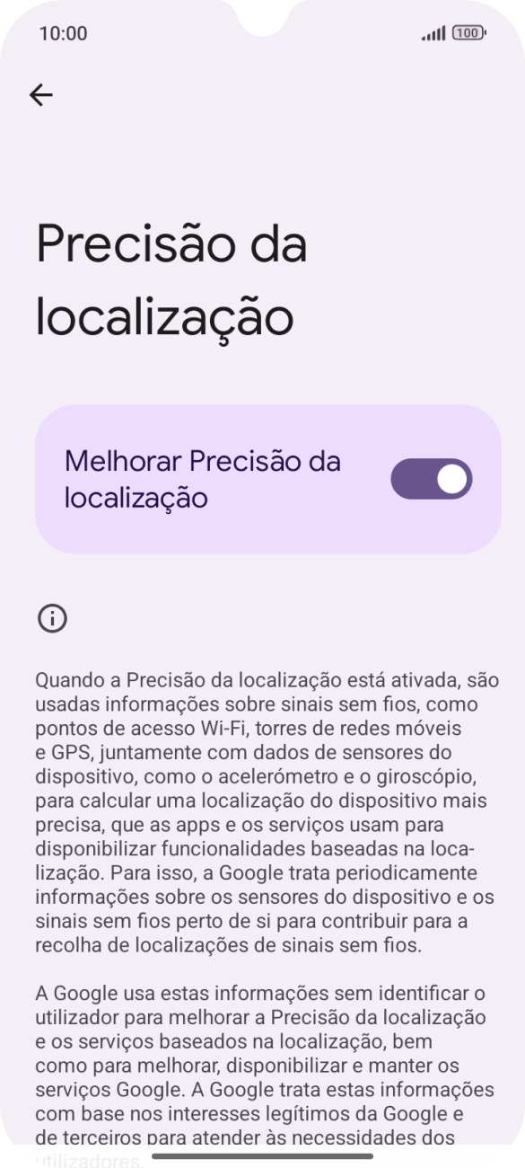 Se premir o indicador junto a 