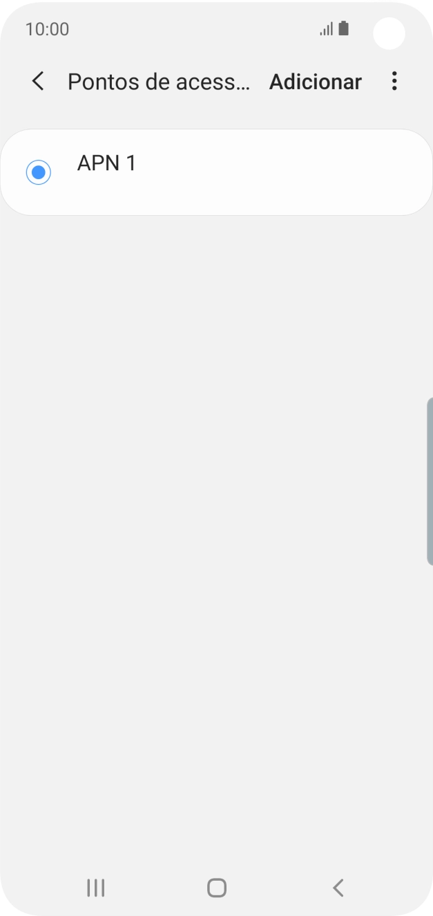 Prima Adicionar.