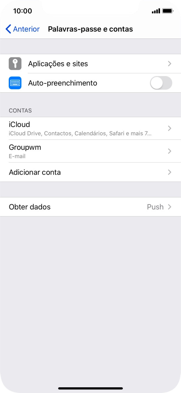 Prima Obter dados.