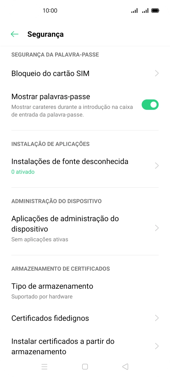 Prima Bloqueio do cartão SIM.