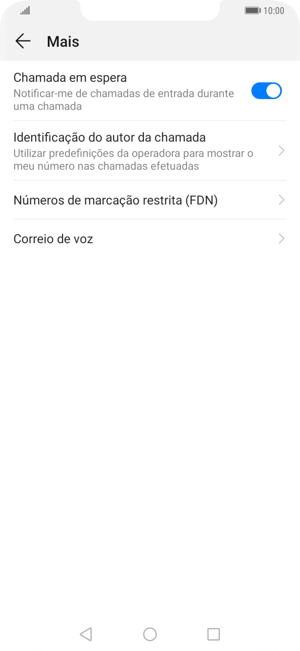 Prima Correio de voz.