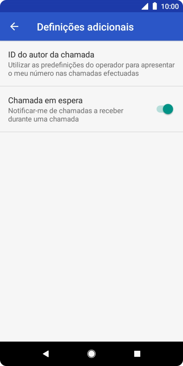 Prima ID do autor da chamada.