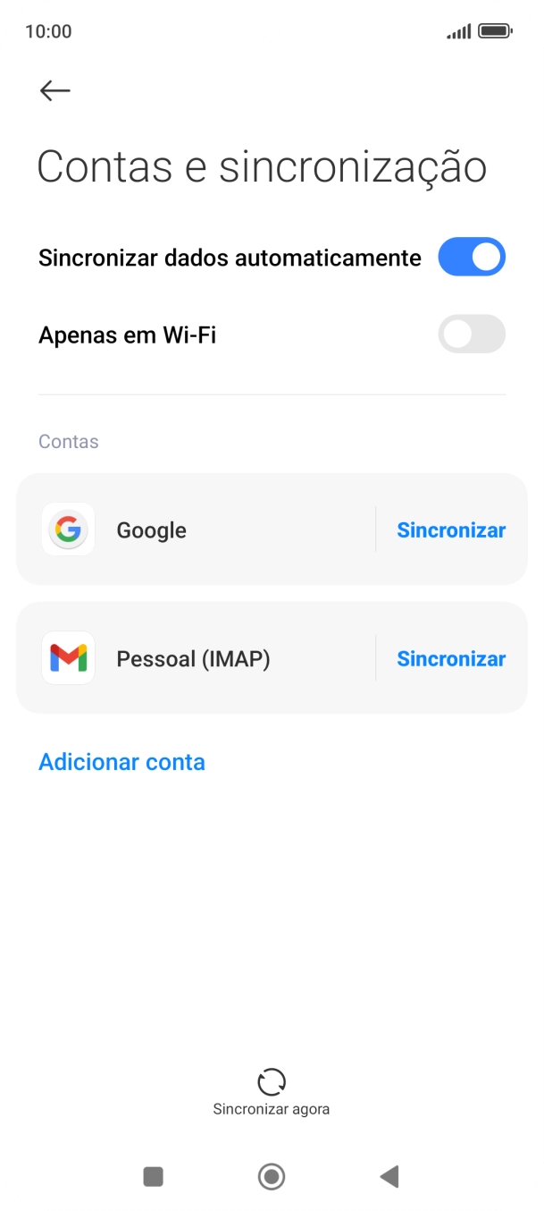 Prima a tecla de início para terminar e voltar ao ecrã inicial.