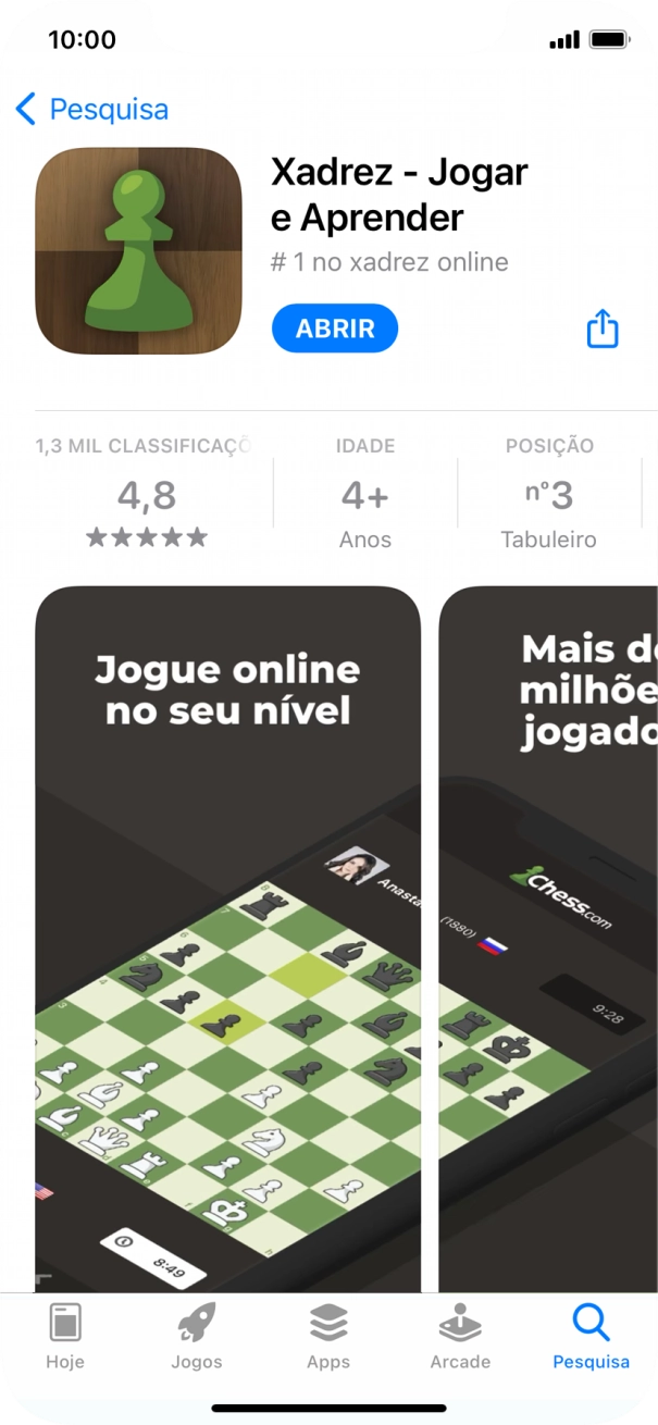 Para voltar ao ecrã inicial, deslize o dedo de baixo para cima a partir da base do ecrã.
