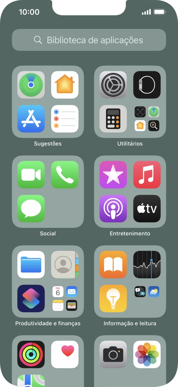 Prima a app pretendida.