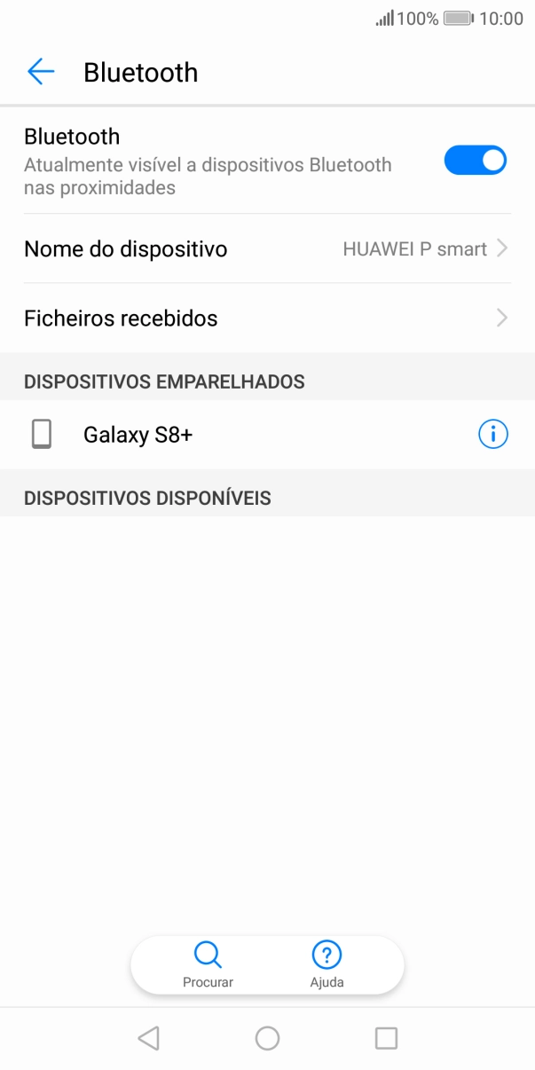 Prima a tecla de início para terminar e voltar ao ecrã inicial.