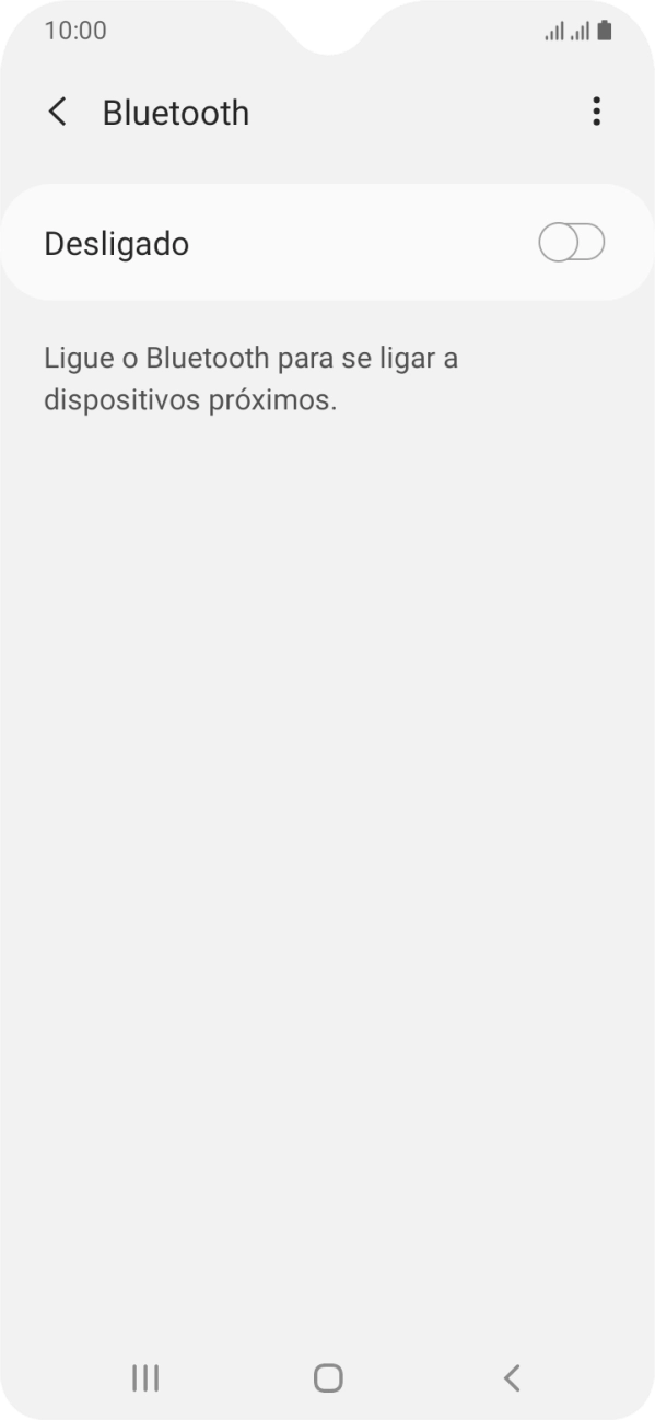 Prima o indicador para ativar a função.