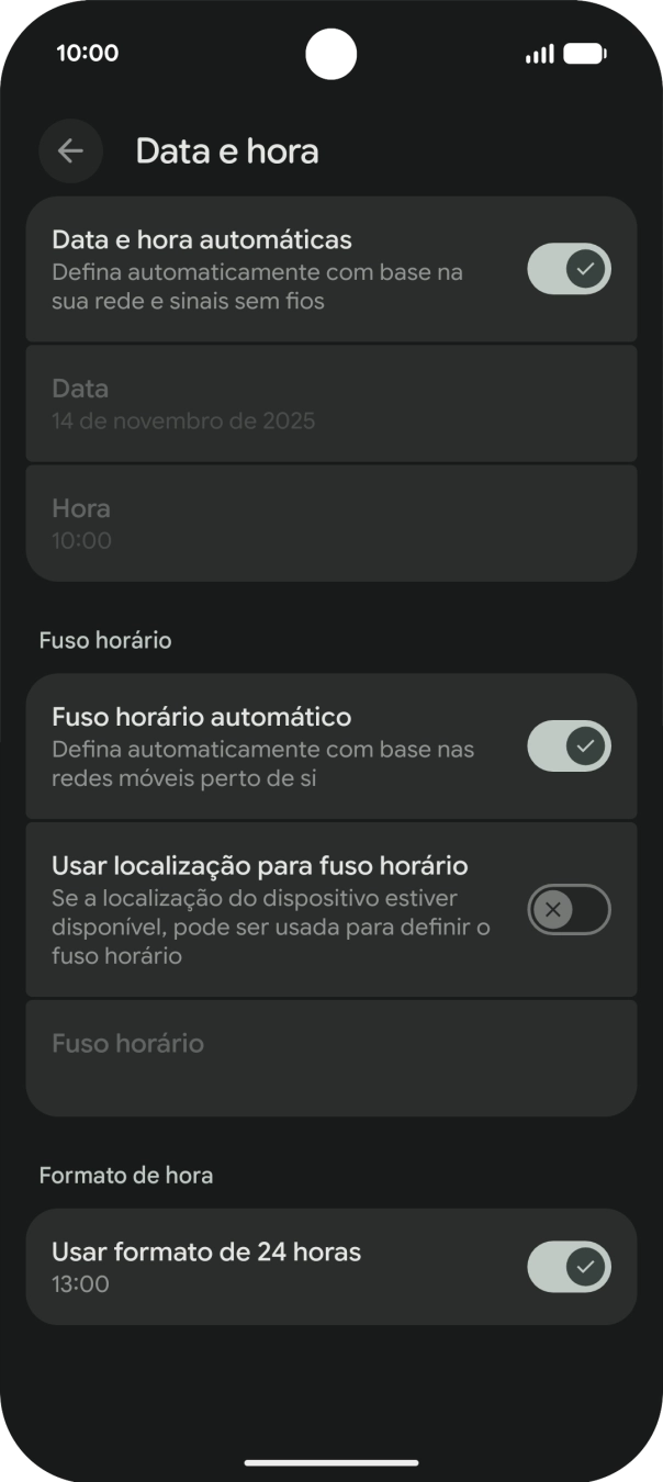 Para voltar ao ecrã inicial, deslize o dedo de baixo para cima a partir da base do ecrã.
