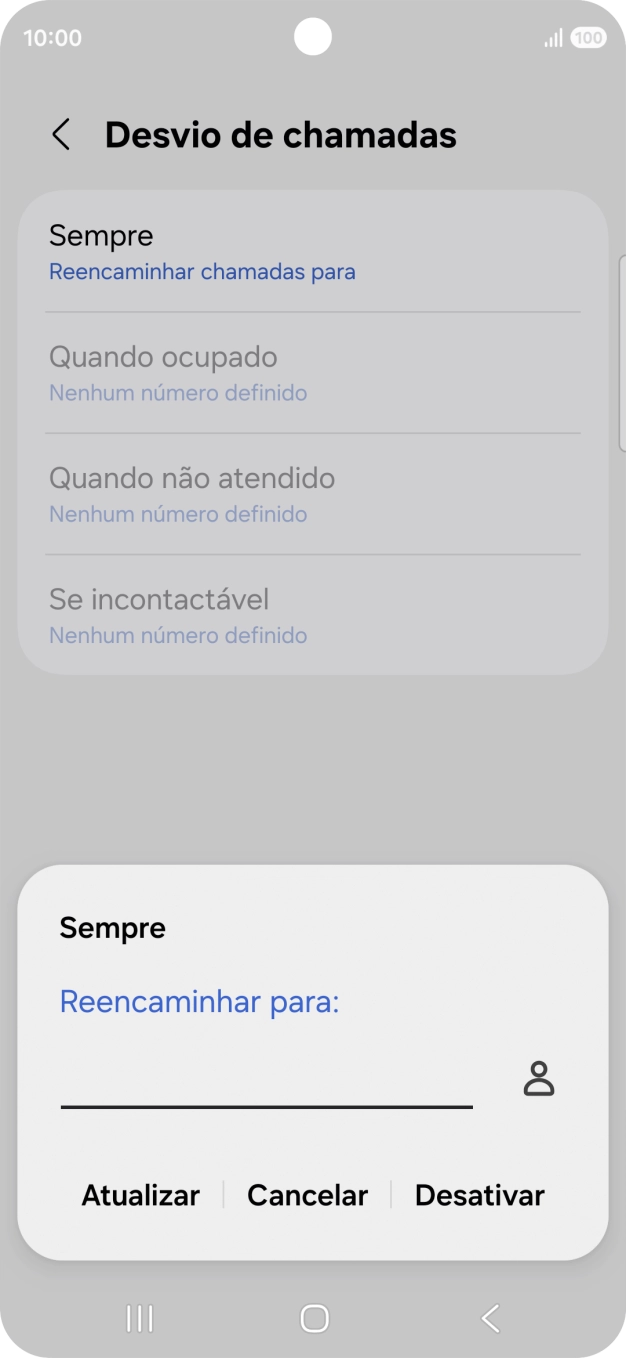 Prima Desativar.
