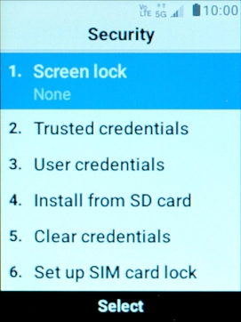 Select Set up SIM card lock.