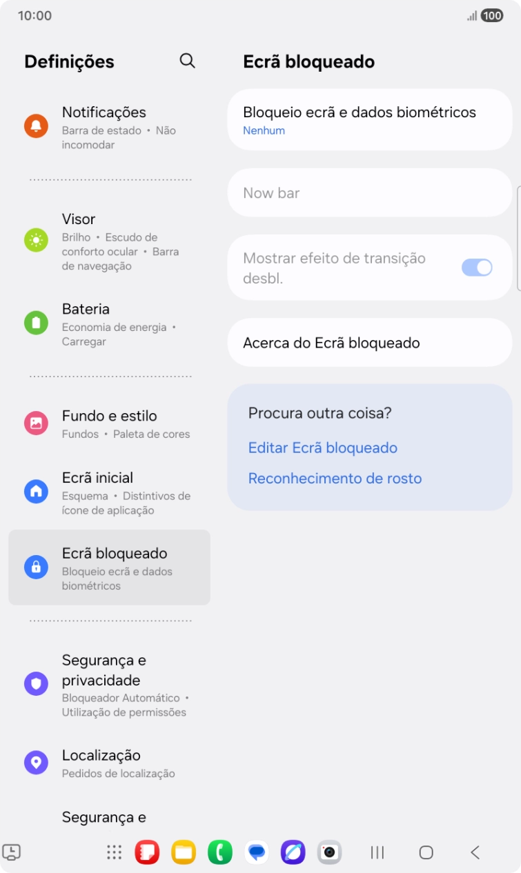 Prima a tecla de início para terminar e voltar ao ecrã inicial.