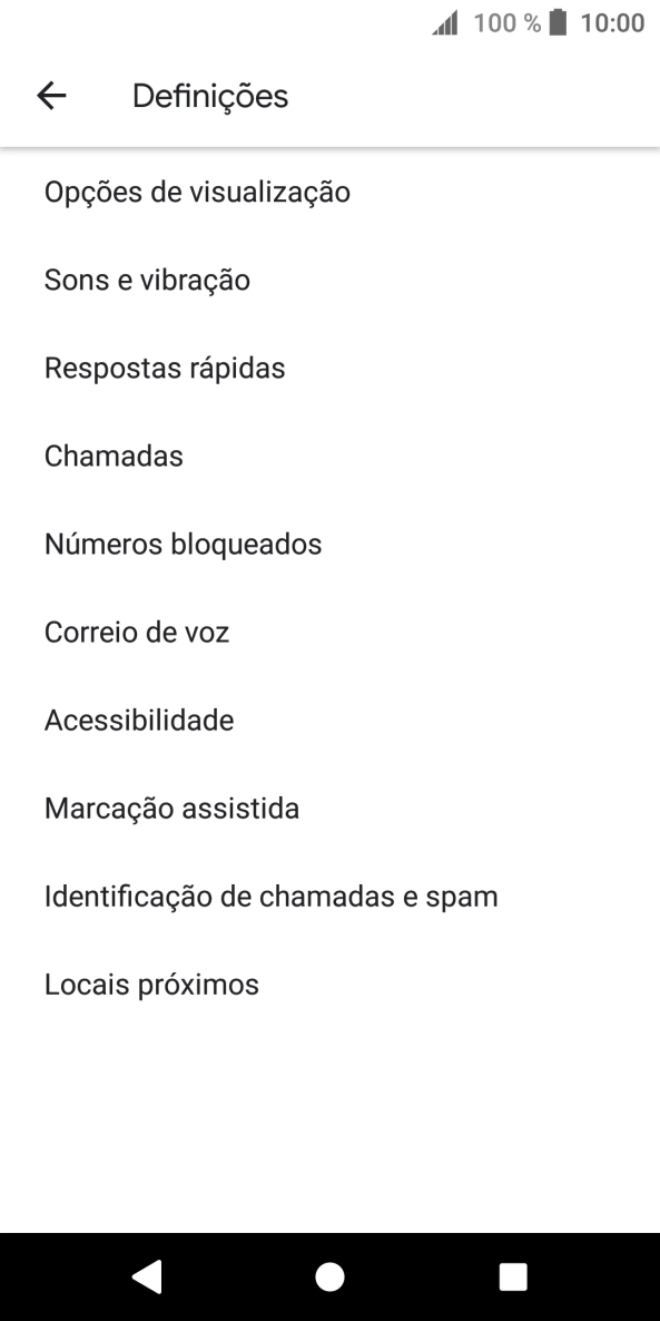 Prima Correio de voz.