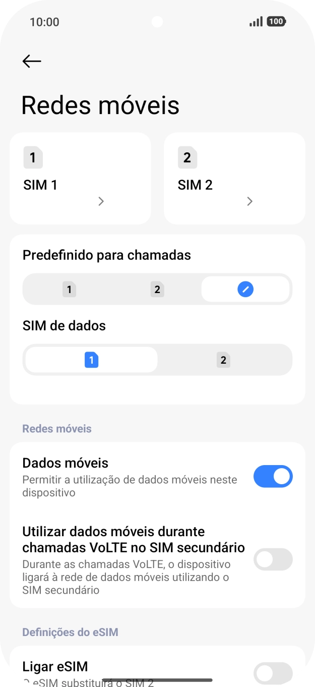 Prima o plano pretendido.