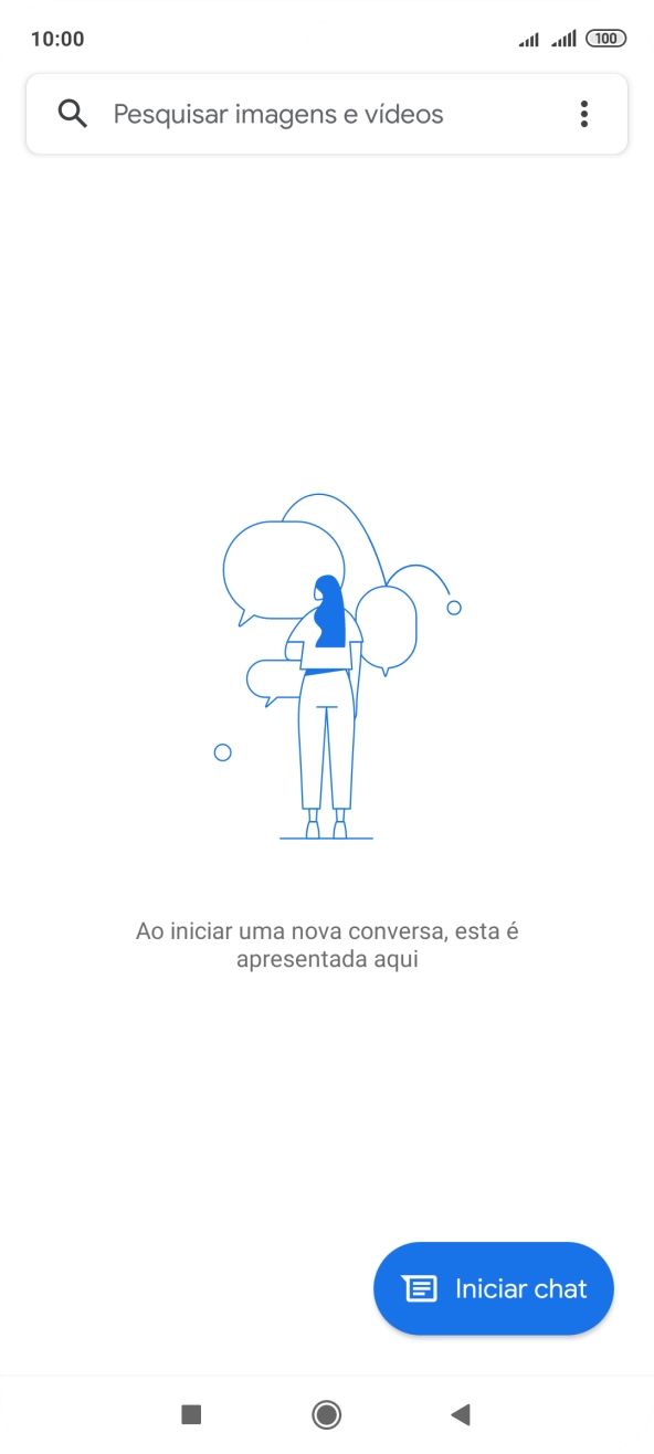 Prima Iniciar chat.