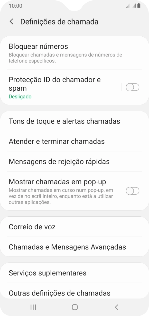 Prima Correio de voz.