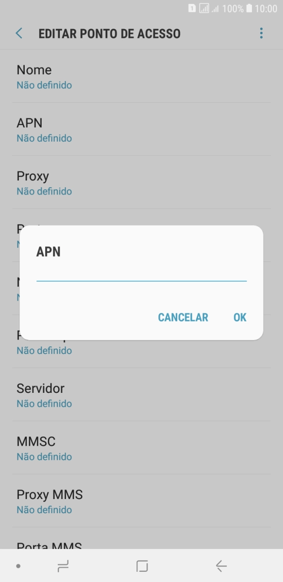 Introduza net2.vodafone.pt e prima OK.