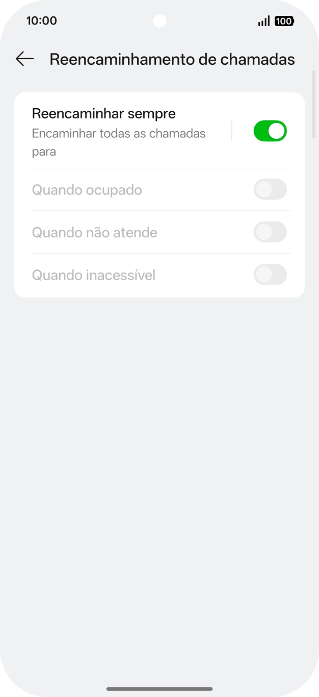 Prima o indicador junto ao tipo de desvio pretendido.