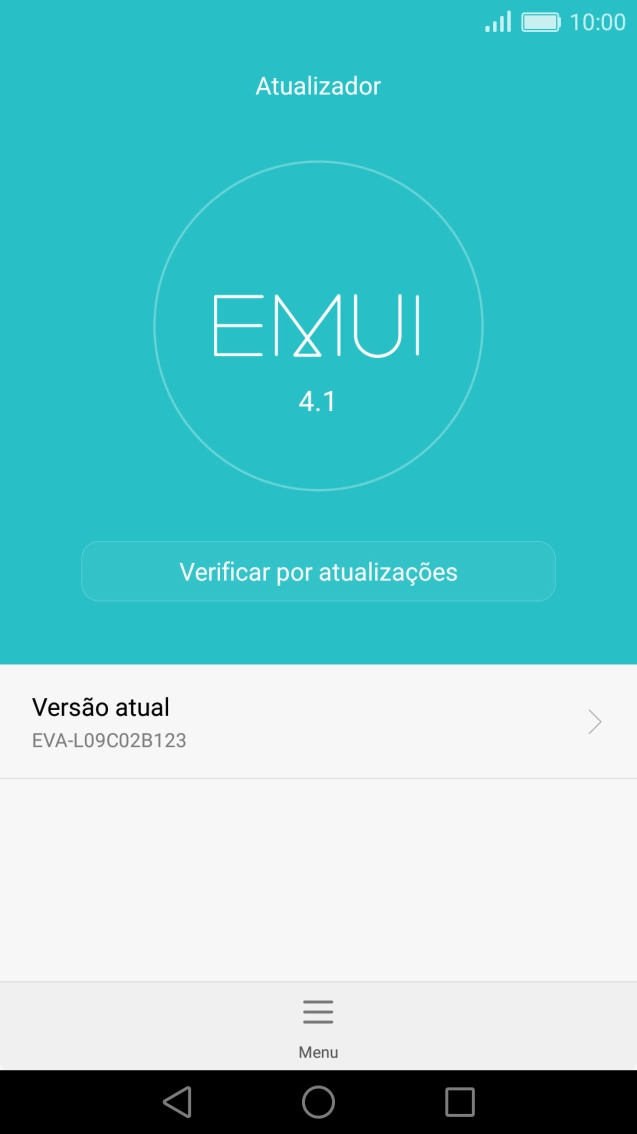 Prima Verificar por atualizações. Se existir uma nova versão de software disponível, será agora indicado no ecrã. Siga as indicações no ecrã para atualizar o software do telefone.