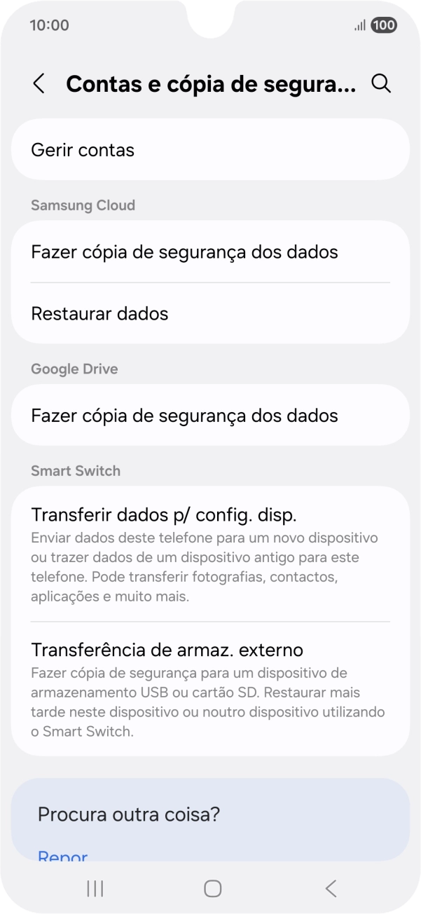 Prima Gerir contas.
