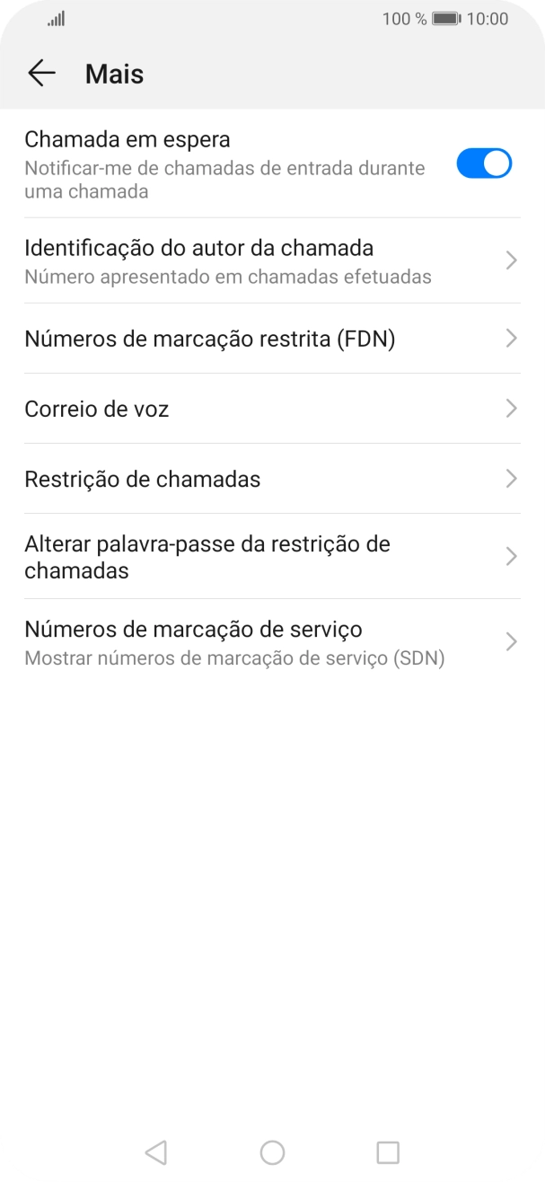Prima Correio de voz.
