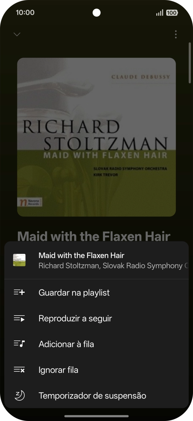 Prima o ícone para adicionar.