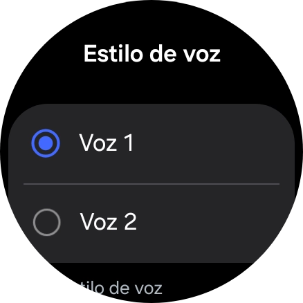 Prima a voz pretendida.