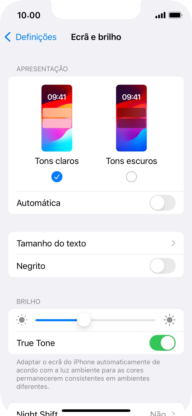 Prima Tons escuros.