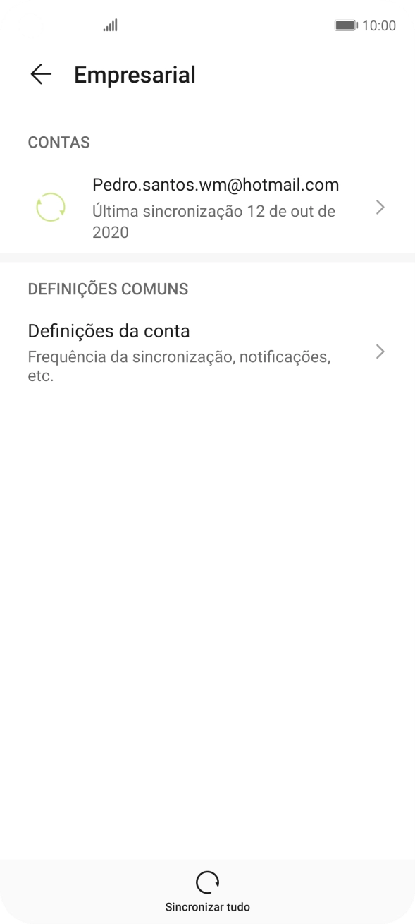 Prima a conta pretendida.