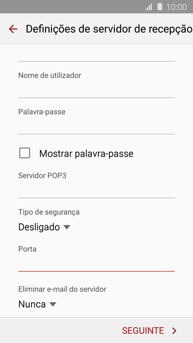 Prima a lista suspensa sob 
