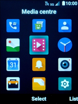 Select the settings icon.