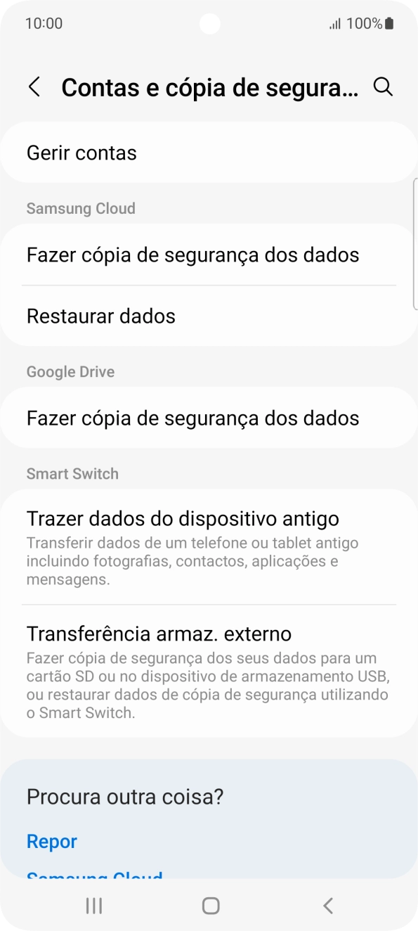 Prima Gerir contas.