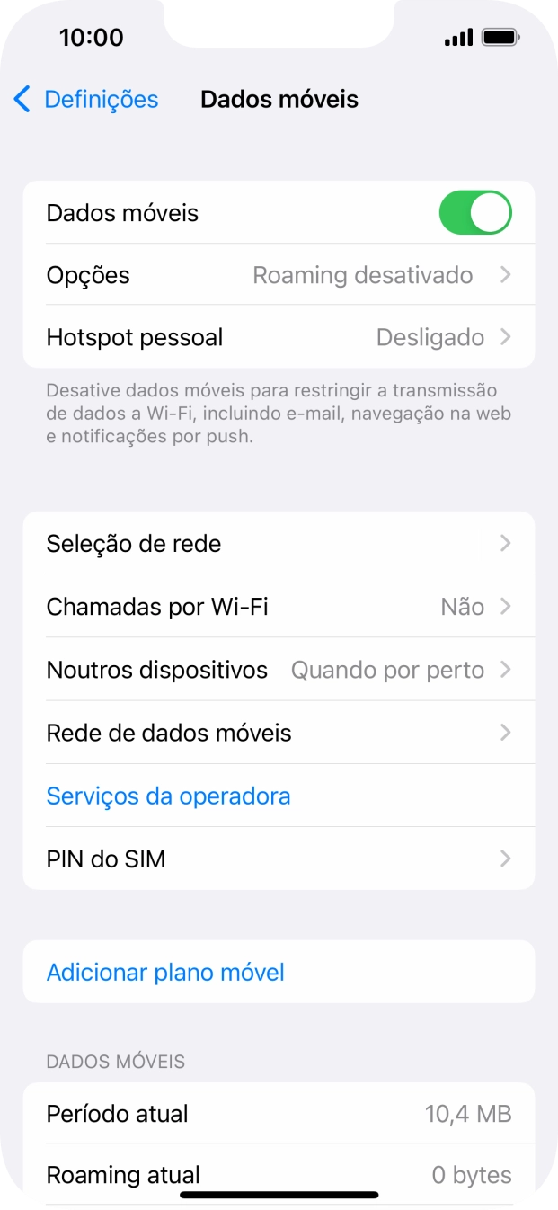 Prima Rede de dados móveis.