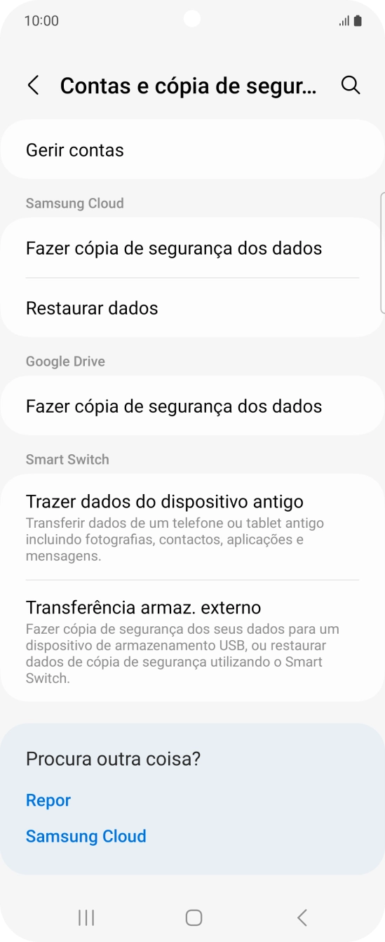 Prima Gerir contas.