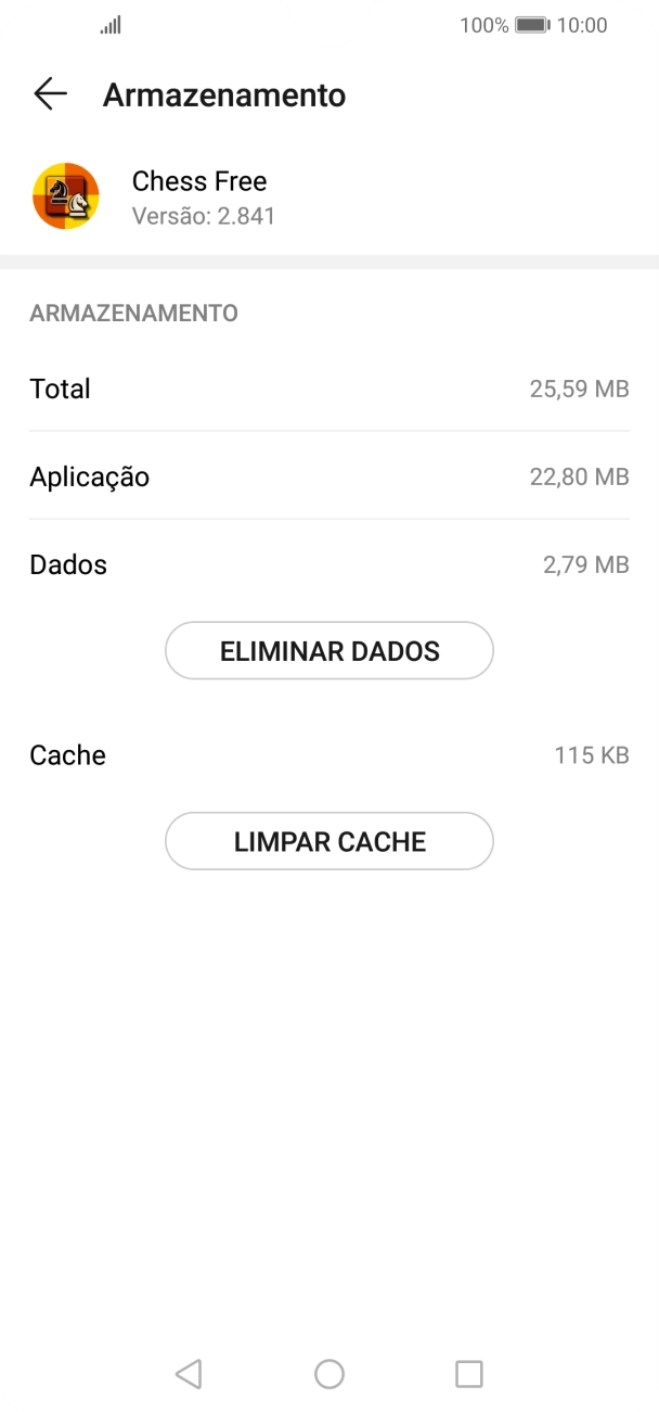 Prima LIMPAR CACHE.