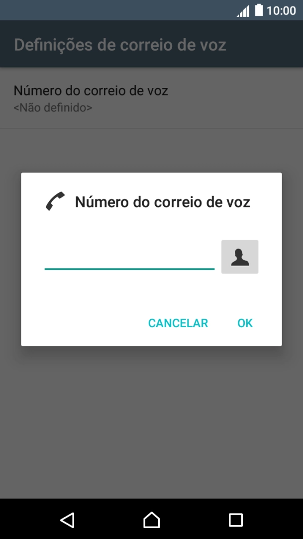 Introduza 123 e prima OK.