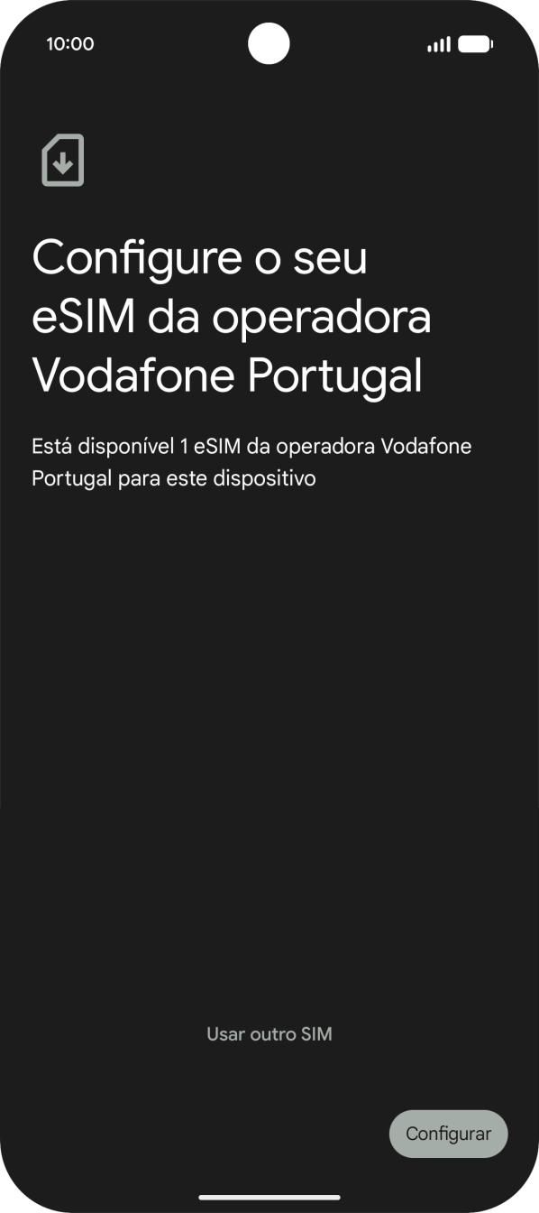 Prima Configurar.