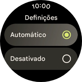 Prima Automático para ativar os dados móveis.