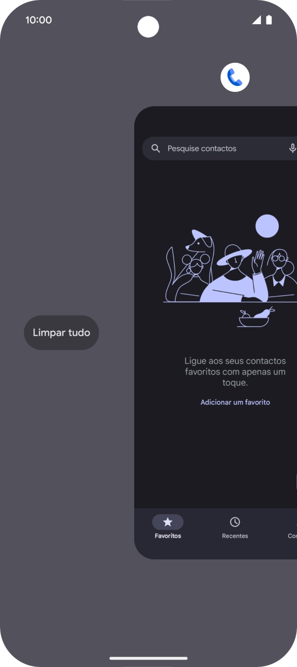Prima Limpar tudo.