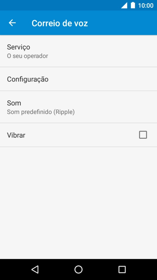 Prima Configuração.