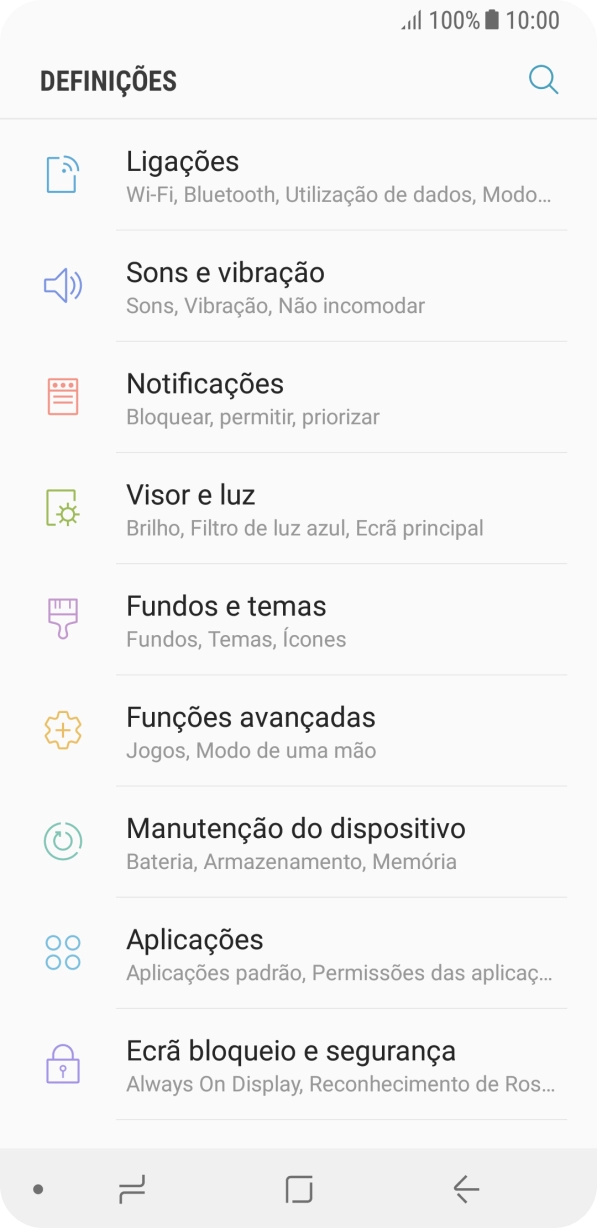 Prima Ecrã bloqueio e segurança.