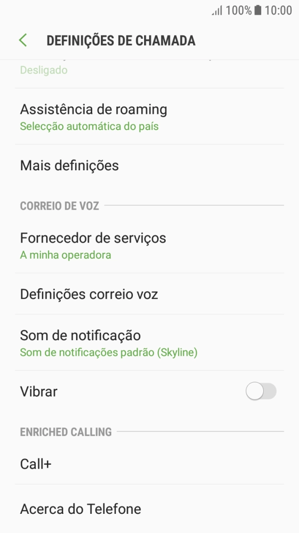 Prima Definições correio voz.
