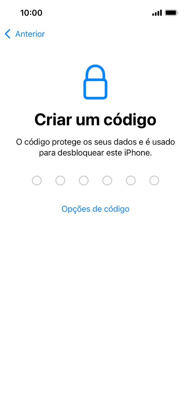 Prima Opções de código.