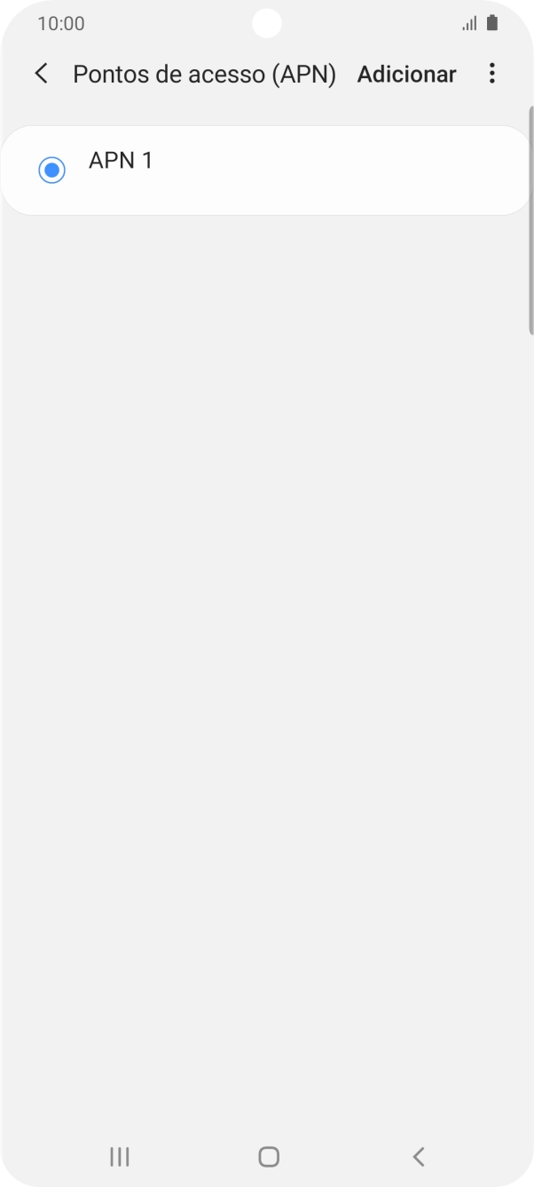 Prima Adicionar.