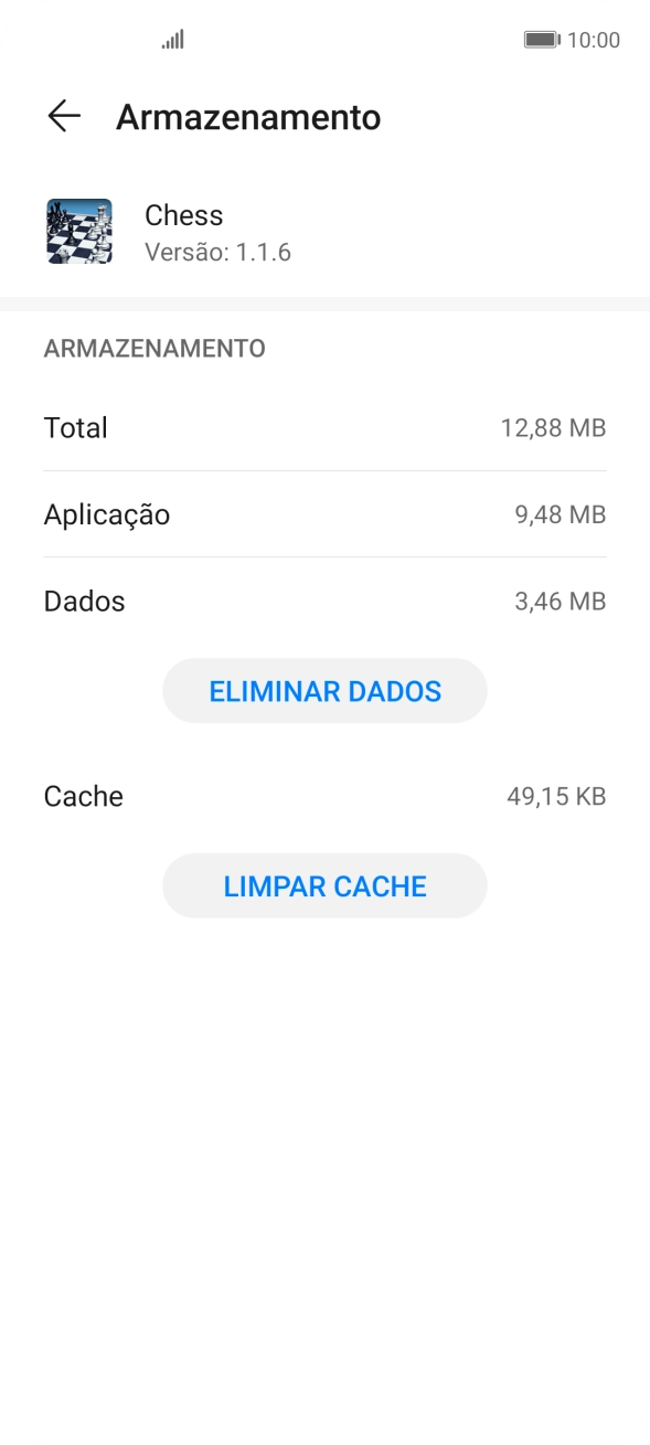 Prima LIMPAR CACHE.