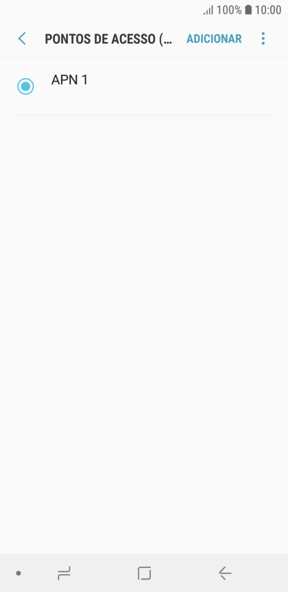 Prima ADICIONAR.