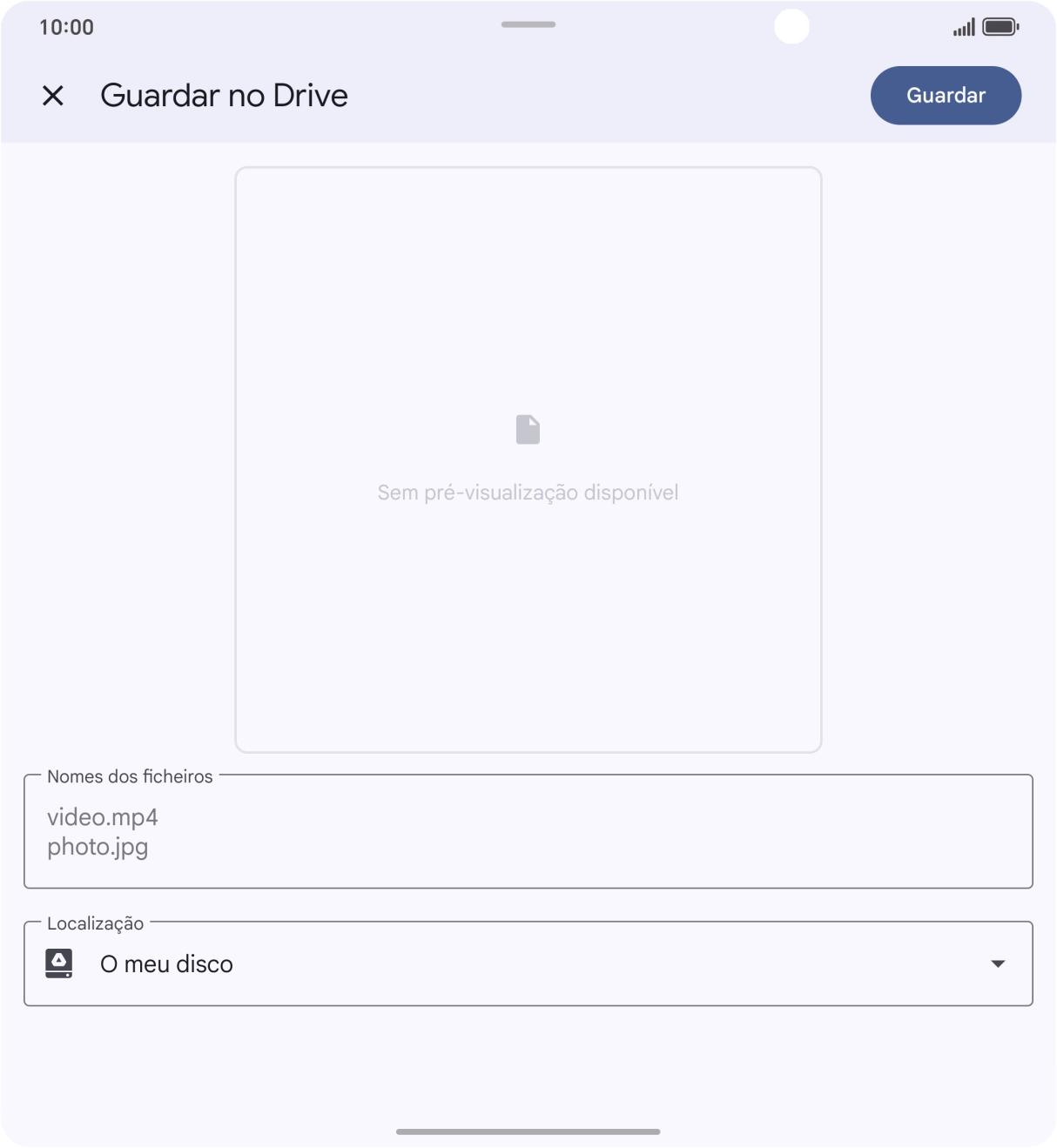 Prima o campo sob 