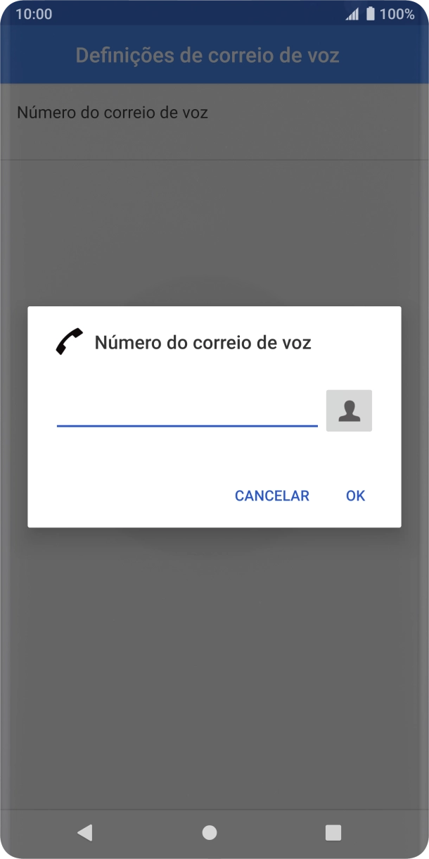 Introduza 123 e prima OK.